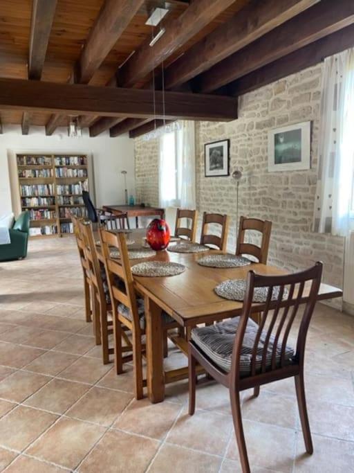 The Charming Private Farmhouse At La Grenouillere Puyreaux Bagian luar foto